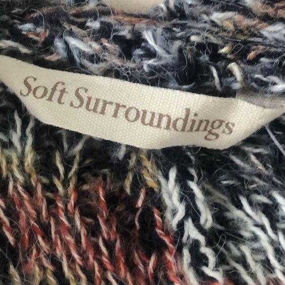 Soft Surroundings Women's Pendley Multi Color Cardigan Size PS/PM - Picture 3 of 8